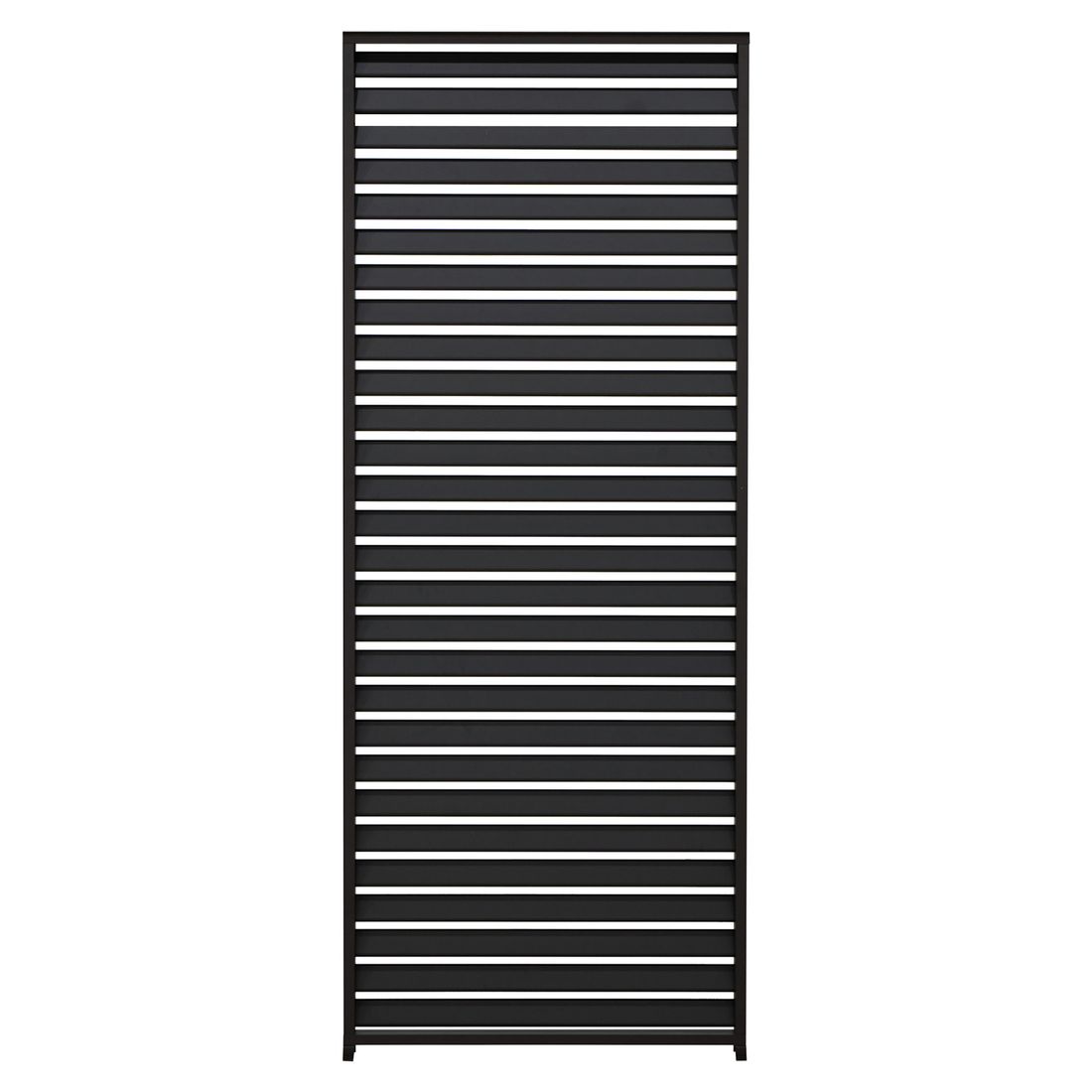 Nærbilde av lameller på Pergola lamellvegg 93x236,5 cm aluminium antrasitt - Mirador