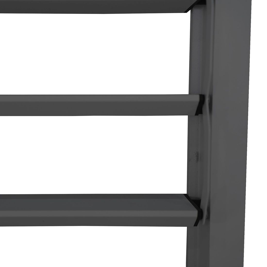 Pergola lamellvegg justerbar 93x236,5 cm aluminium - Mirador detalj av farge og struktur