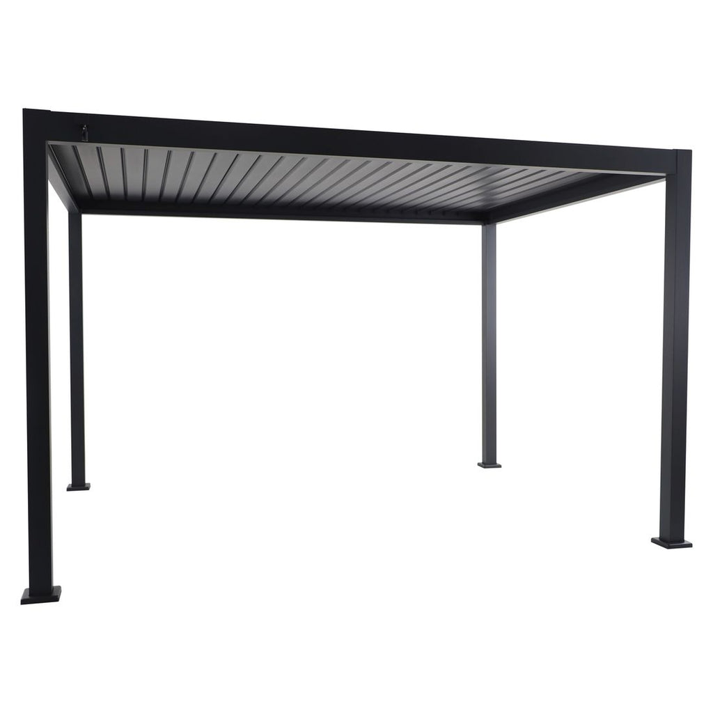Pergola Lino 400x300x250 cm aluminium antrasitt forside