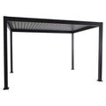 Pergola Lino 400x300x250 cm aluminium antrasitt forside