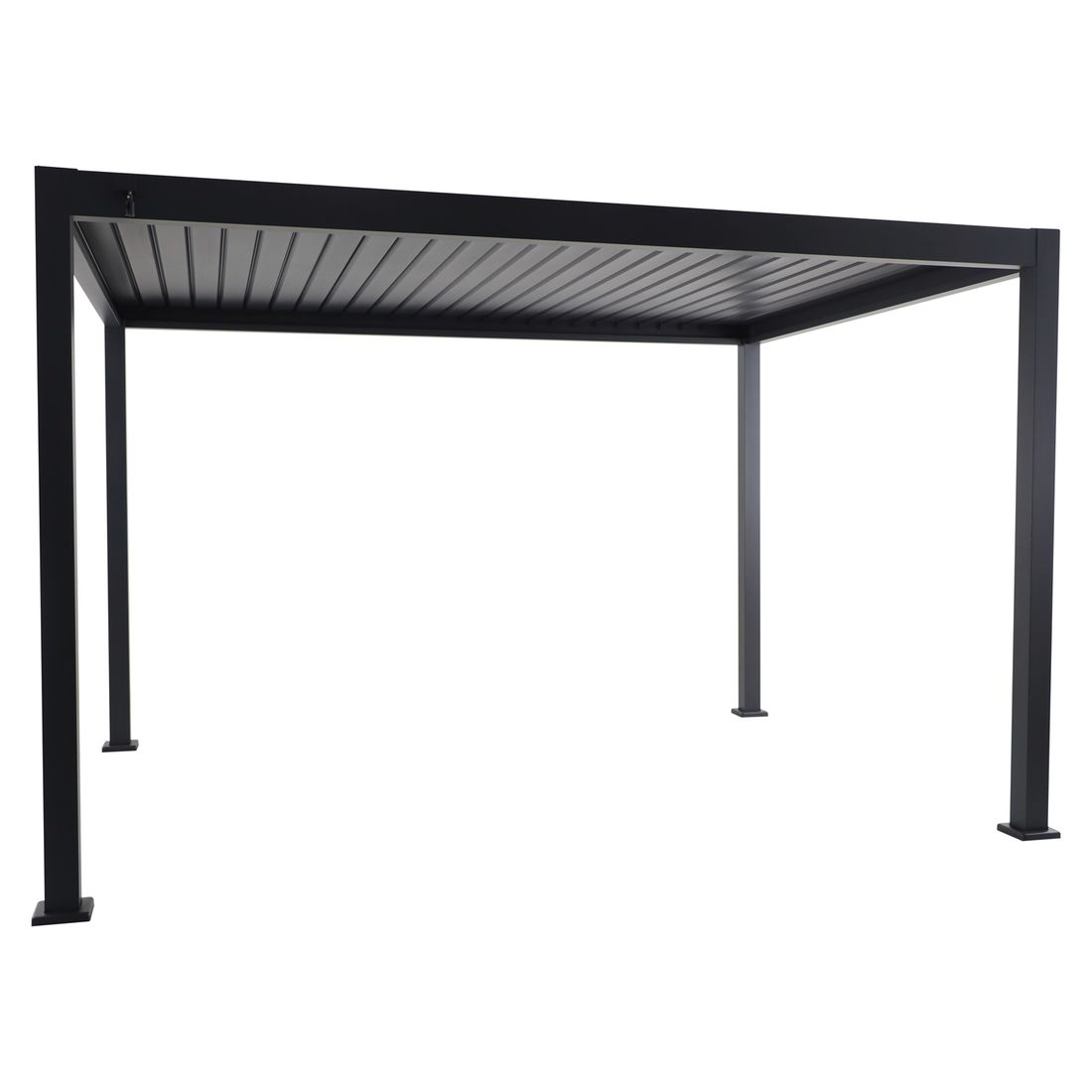 Pergola Lino 400x300x250 cm aluminium antrasitt forside