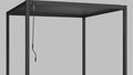 Pergola Mira 300x300 cm aluminium antrasitt - OUTLIV forside