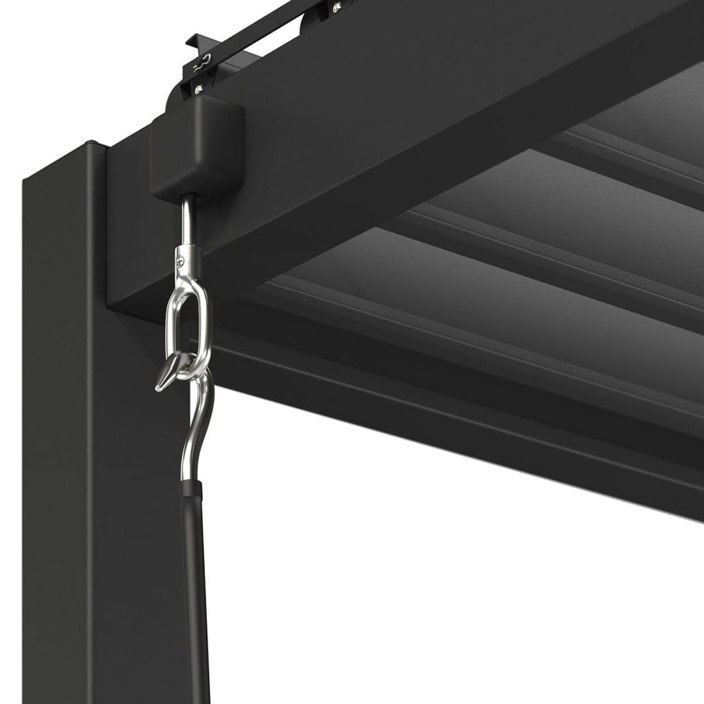 Pergola Mira 300x300 cm aluminium antrasitt - OUTLIV.