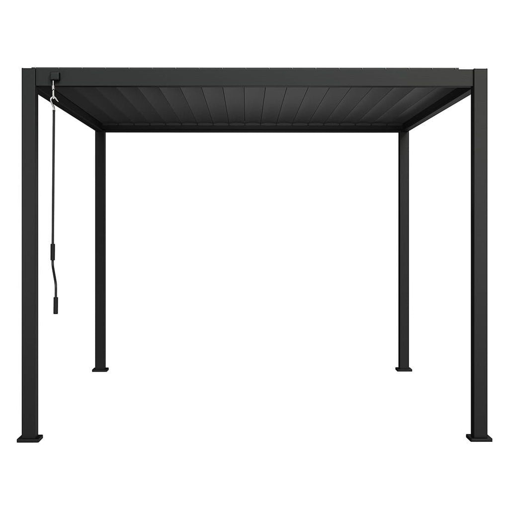 Pergola Mira 300x300 cm aluminium antrasitt - OUTLIV.