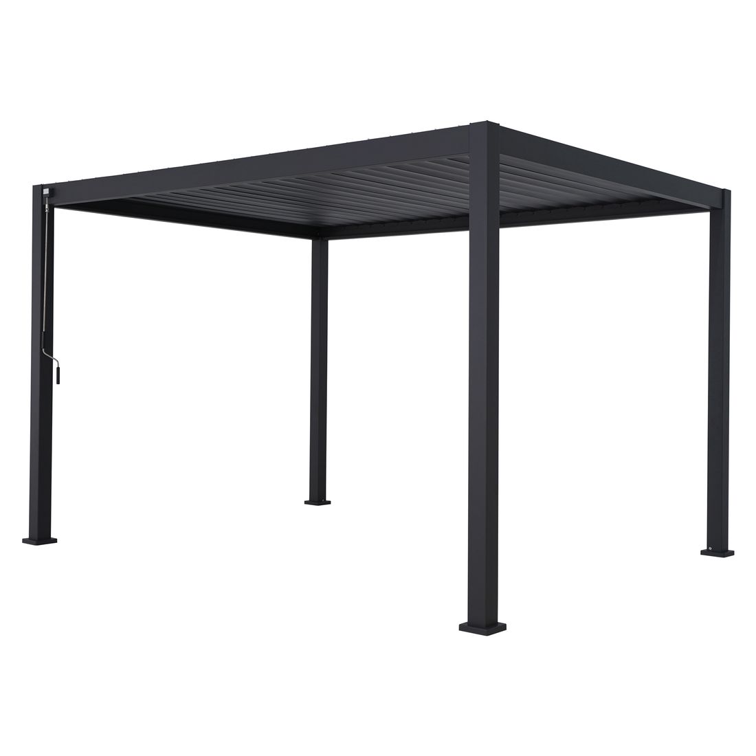 Pergola Premium aluminium 400x300 cm antrasitt - Mirador forfra