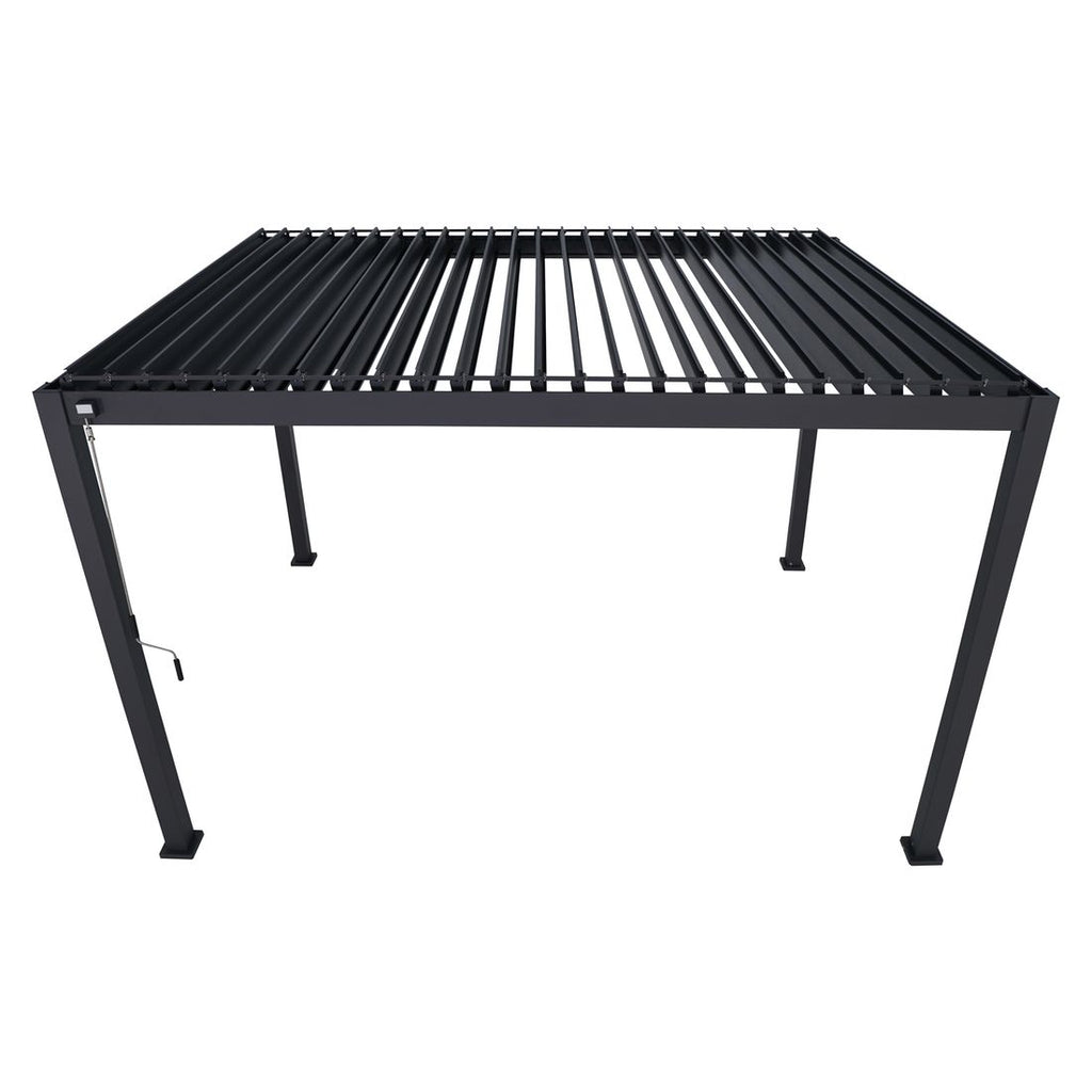 Pergola Premium aluminium 400x300 cm antrasitt - Mirador