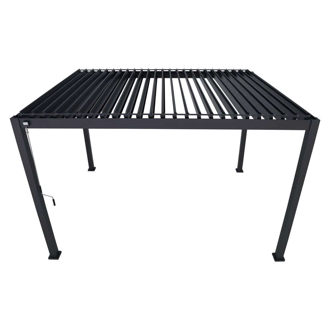 Pergola Premium aluminium 400x300 cm antrasitt - Mirador