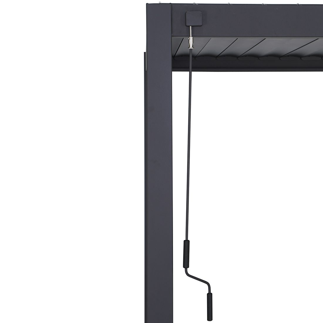 Pergola Premium aluminium 400x300 cm antrasitt - Mirador