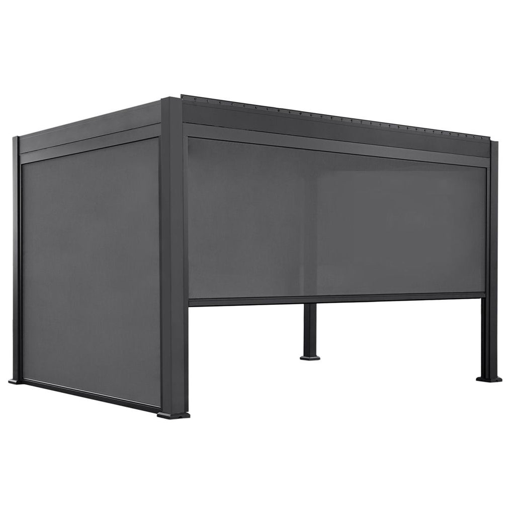 Detalj av Pergola sidevegg Bio Santorini 300 cm aluminium - OUTLIV
