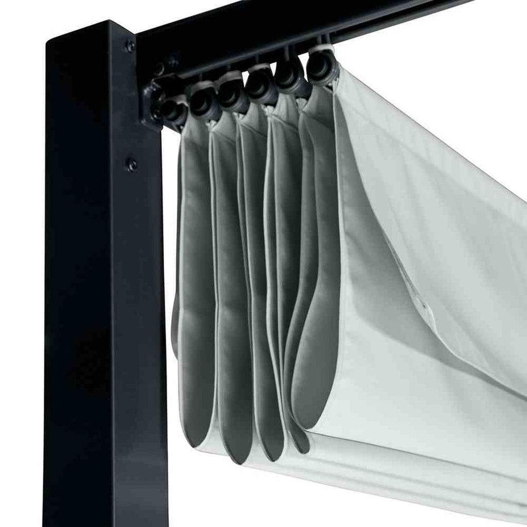 Nærbilde av materiale på Pergolatak Sky polyester 400x300 cm lysgrå