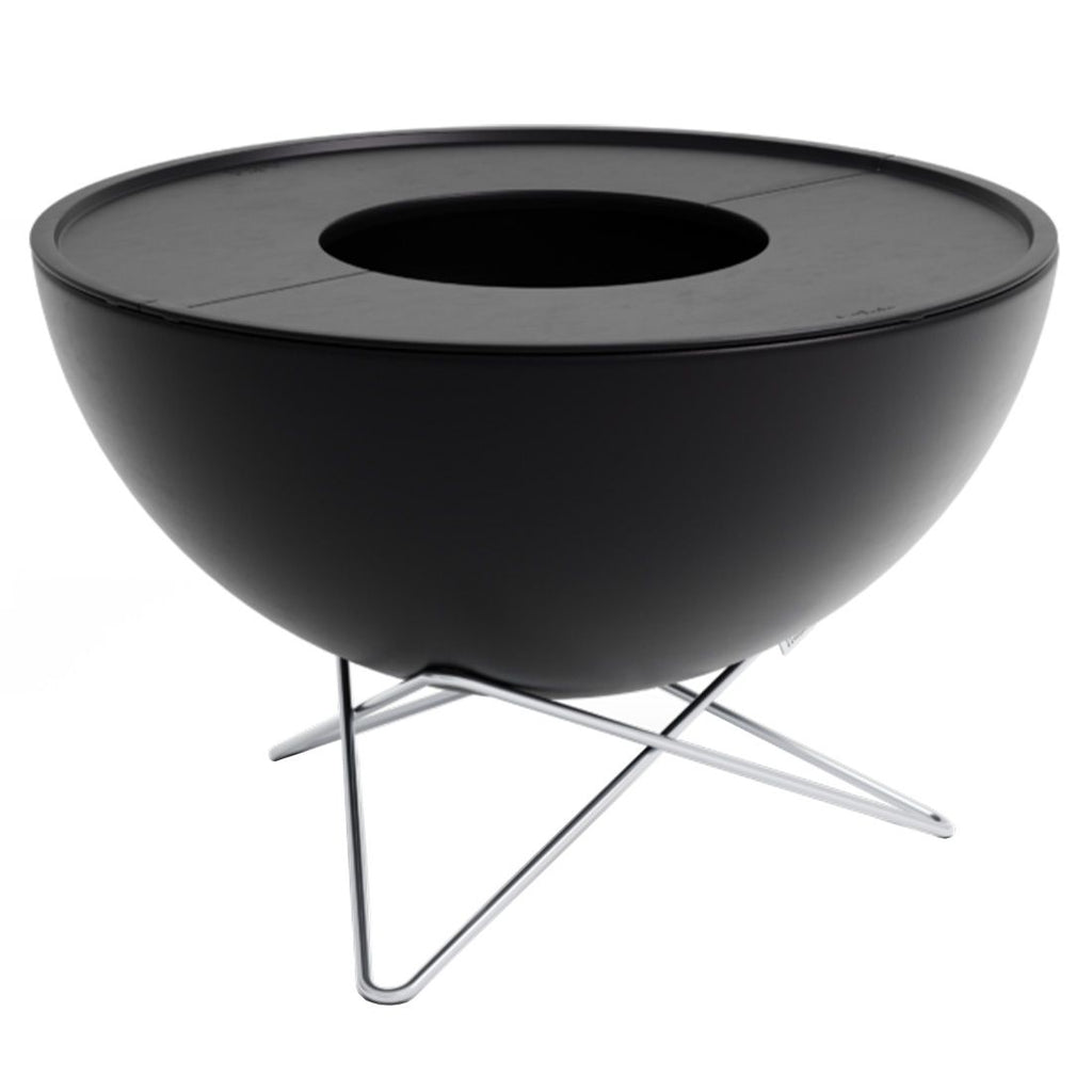Plancha grillsett BOWL 70 lavt rustfritt stål Ø70 cm fra höfats