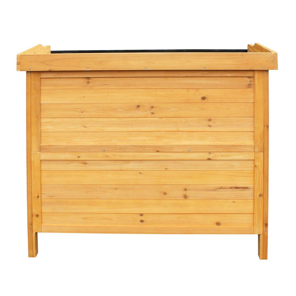 Plantebord med underskap gran 98x48 cm - Habau detalj av underskap