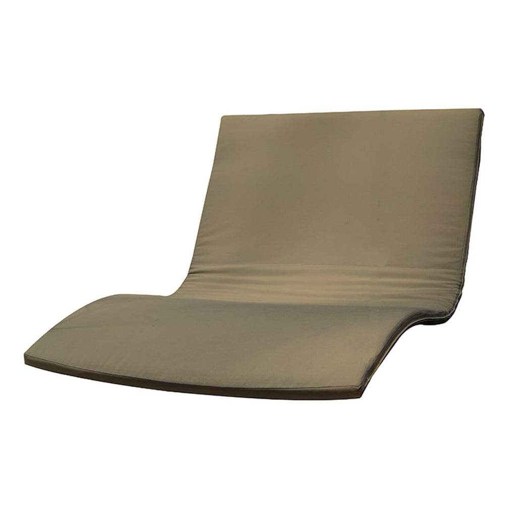 Nærbilde av pute til dobbel hagehuske Heaven Swing 110x164 cm taupe