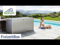 Putekiste Freizeitbox metall 181x79 cm - Biohort foran