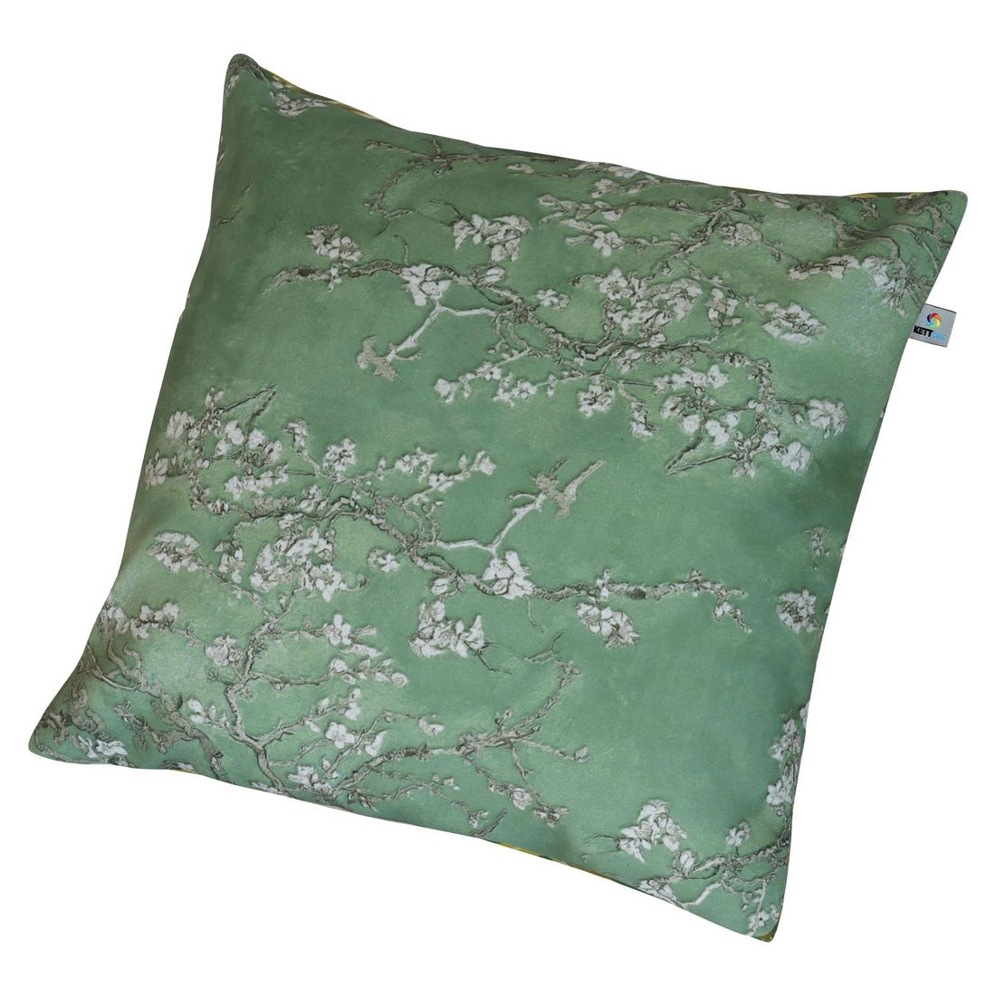 Pyntepute ute Hanna 45x45 cm akryl grønn bakside