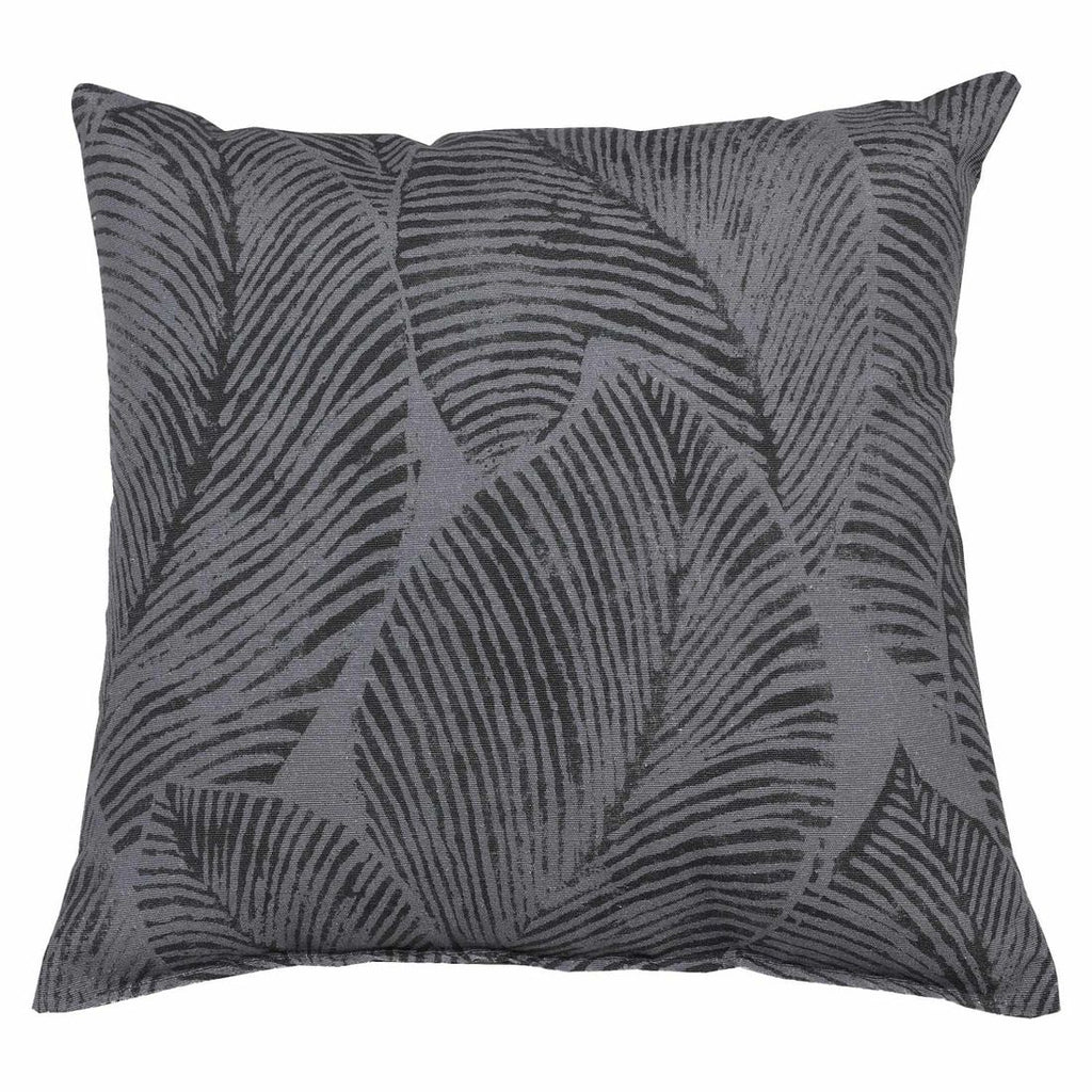 Pyntepute ute Klara 48x48 cm antrasitt blandstoff forfra