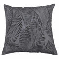 Pyntepute ute Klara 48x48 cm antrasitt blandstoff forfra