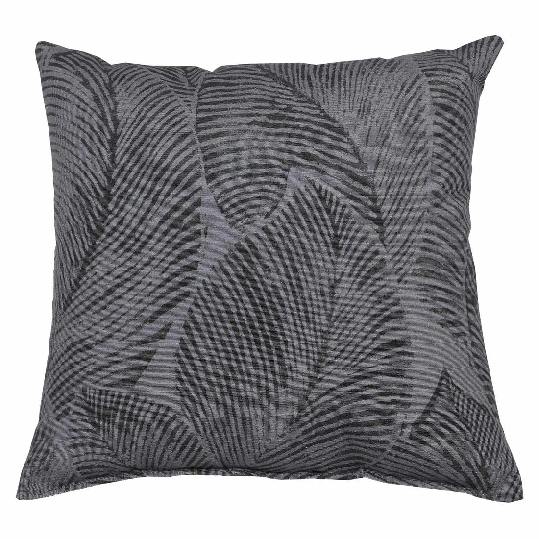 Pyntepute ute Klara 48x48 cm antrasitt blandstoff forfra