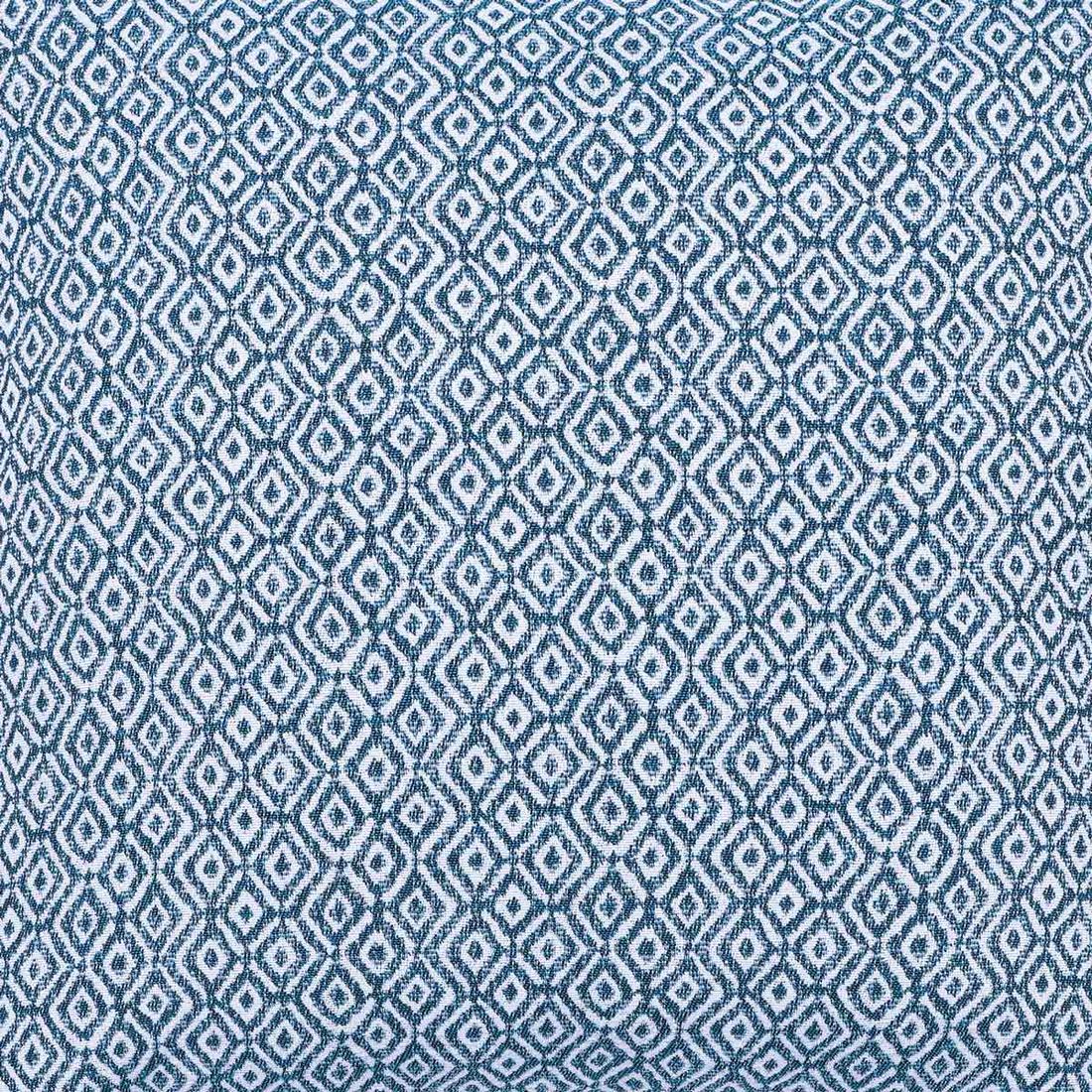 Pyntepute ute Klara 48x48 cm blå blandingsstoff bakside