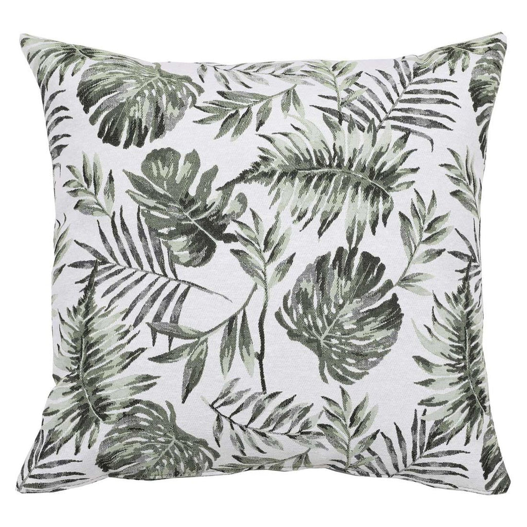 Pyntepute ute Klara 48x48 cm blandingsstoff grønn forfra