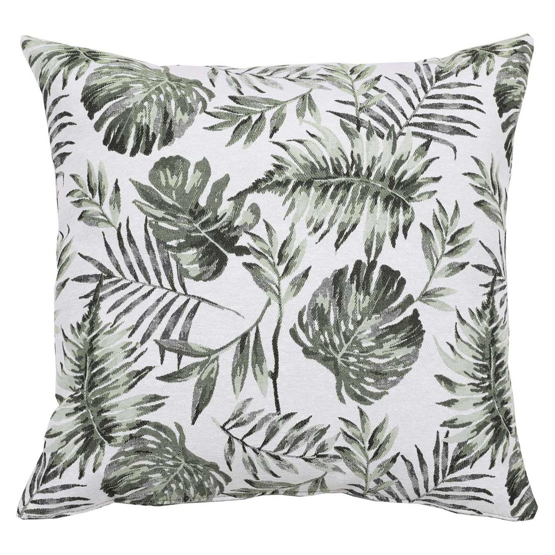 Pyntepute ute Klara 48x48 cm blandingsstoff grønn forfra