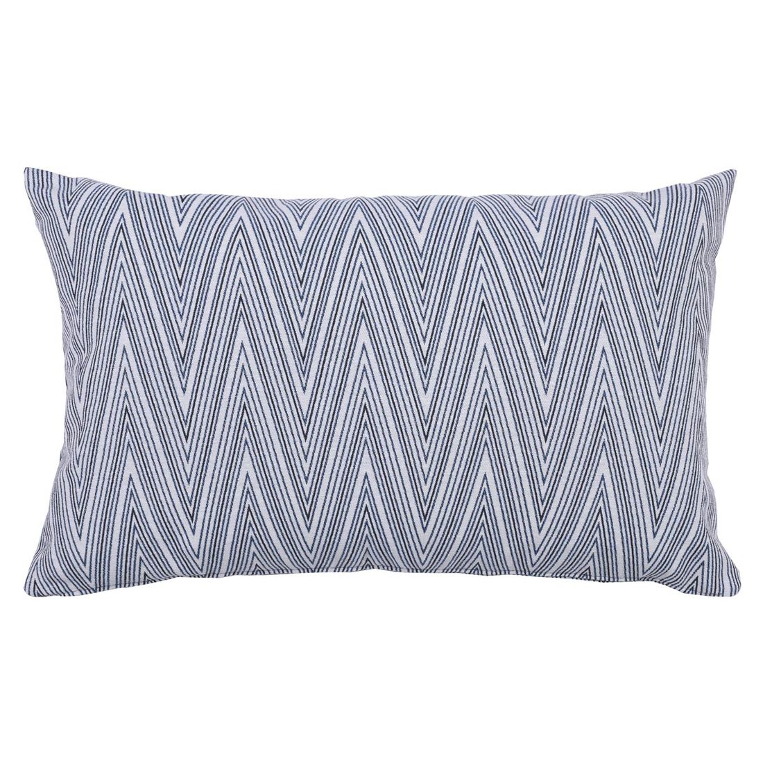 Pyntepute ute Sophia 60x40 cm blå blandingsstoff forfra