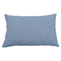 Pyntepute ute Sophia 60x40 cm blå blandingsstoff forfra