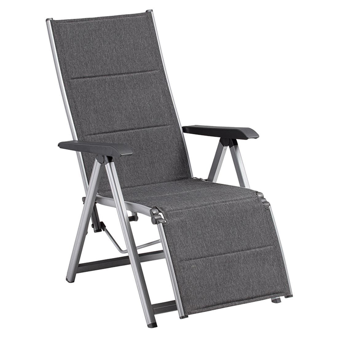 Relax-stol Basic Plus Padded aluminium/textilen 61 cm bakside