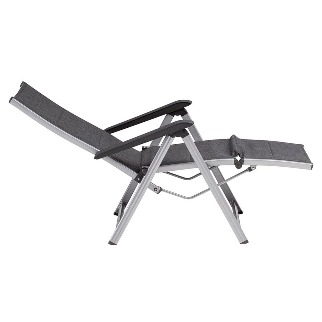 Relax-stol Basic Plus Padded aluminium/textilen 61 cm materiale detalj