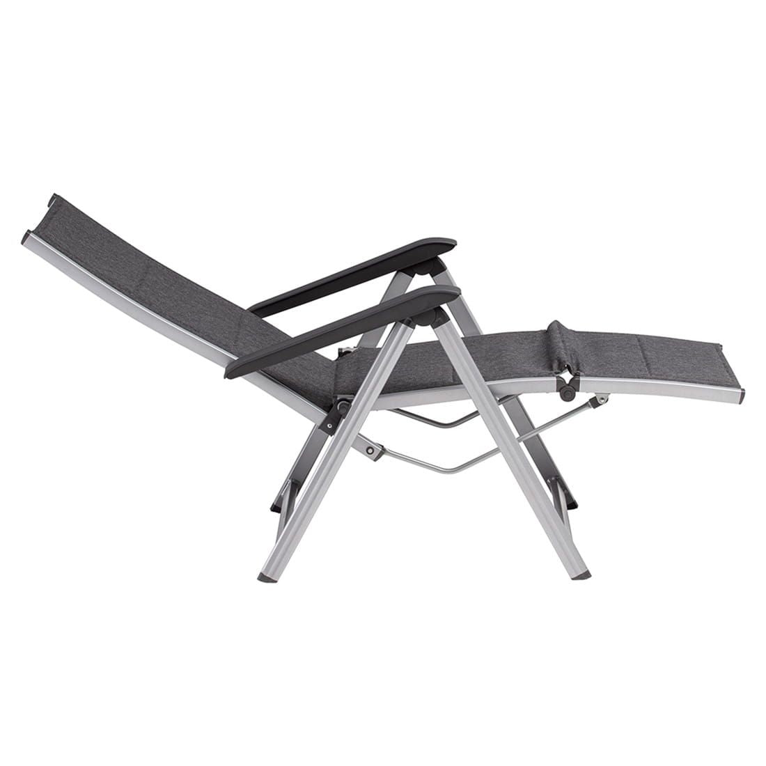 Relax-stol Basic Plus Padded aluminium/textilen 61 cm materiale detalj