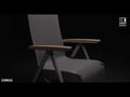 Relax-stol Cirrus aluminium/textilen sammenleggbar - Kettler forfra