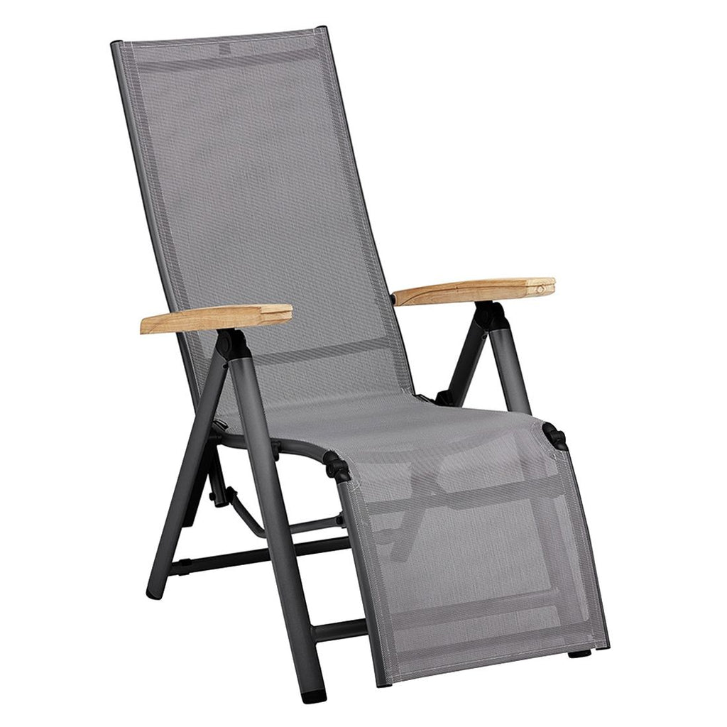 Relax-stol Cirrus aluminium/textilen sammenleggbar - Kettler bakside