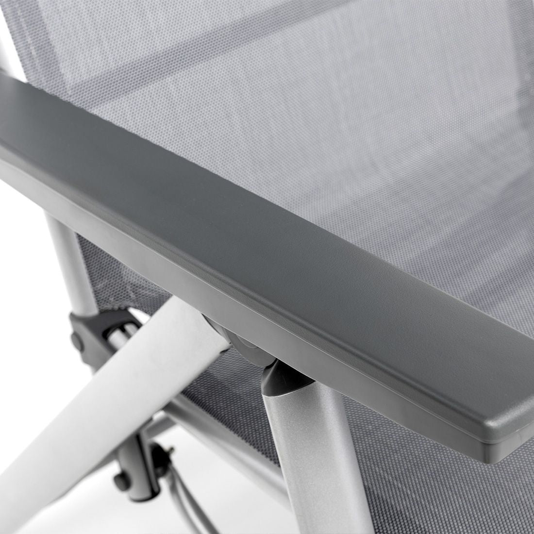 Relax-stol Cirrus Silver-Line aluminium/textilen 70 cm med klappbar funksjon