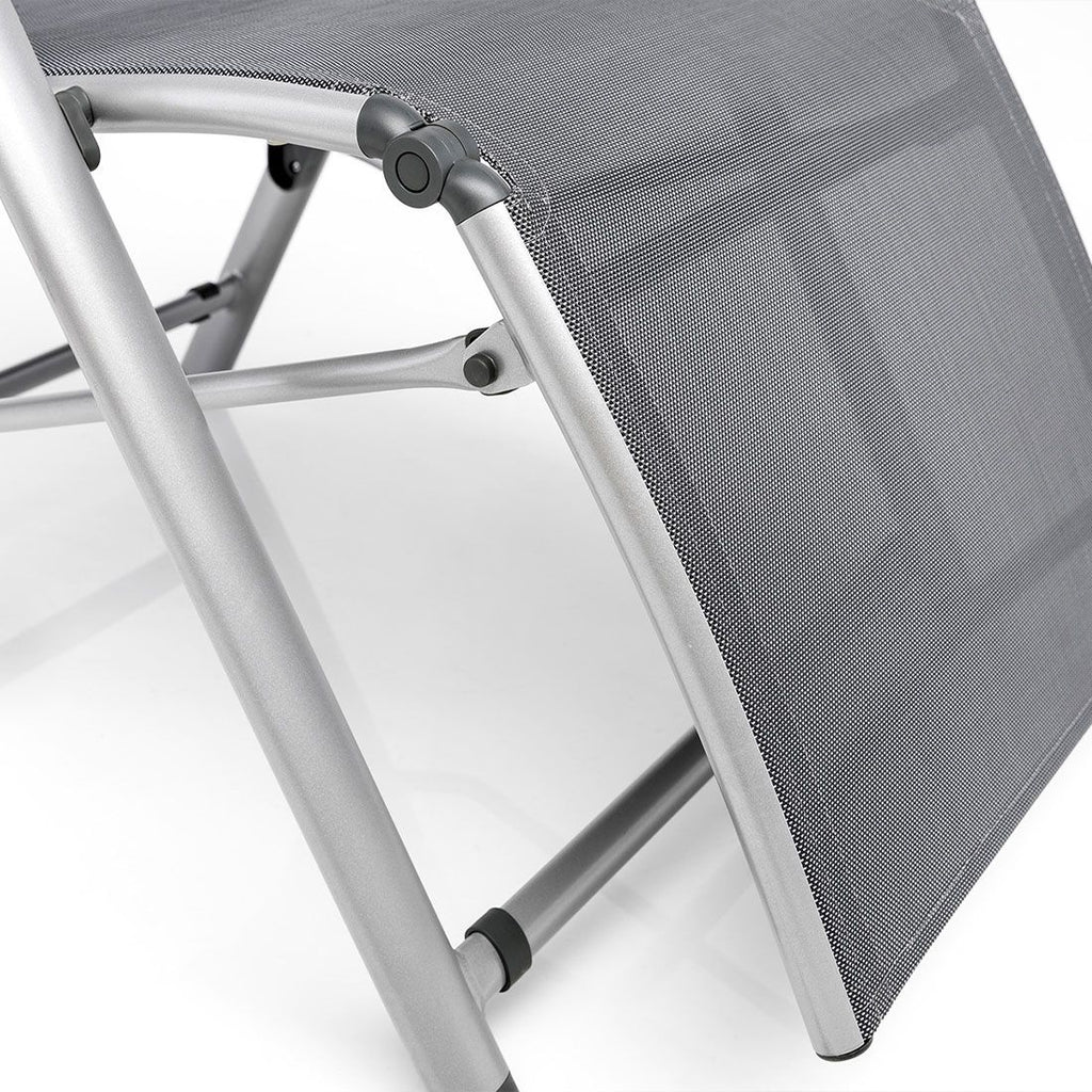 Armstøtte på Relax-stol Cirrus Silver-Line aluminium/textilen 70 cm