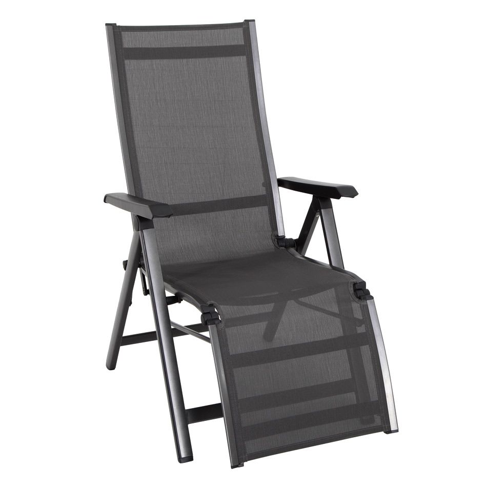Relax-stol Elements sammenleggbar aluminium/textilen - MWH forfra