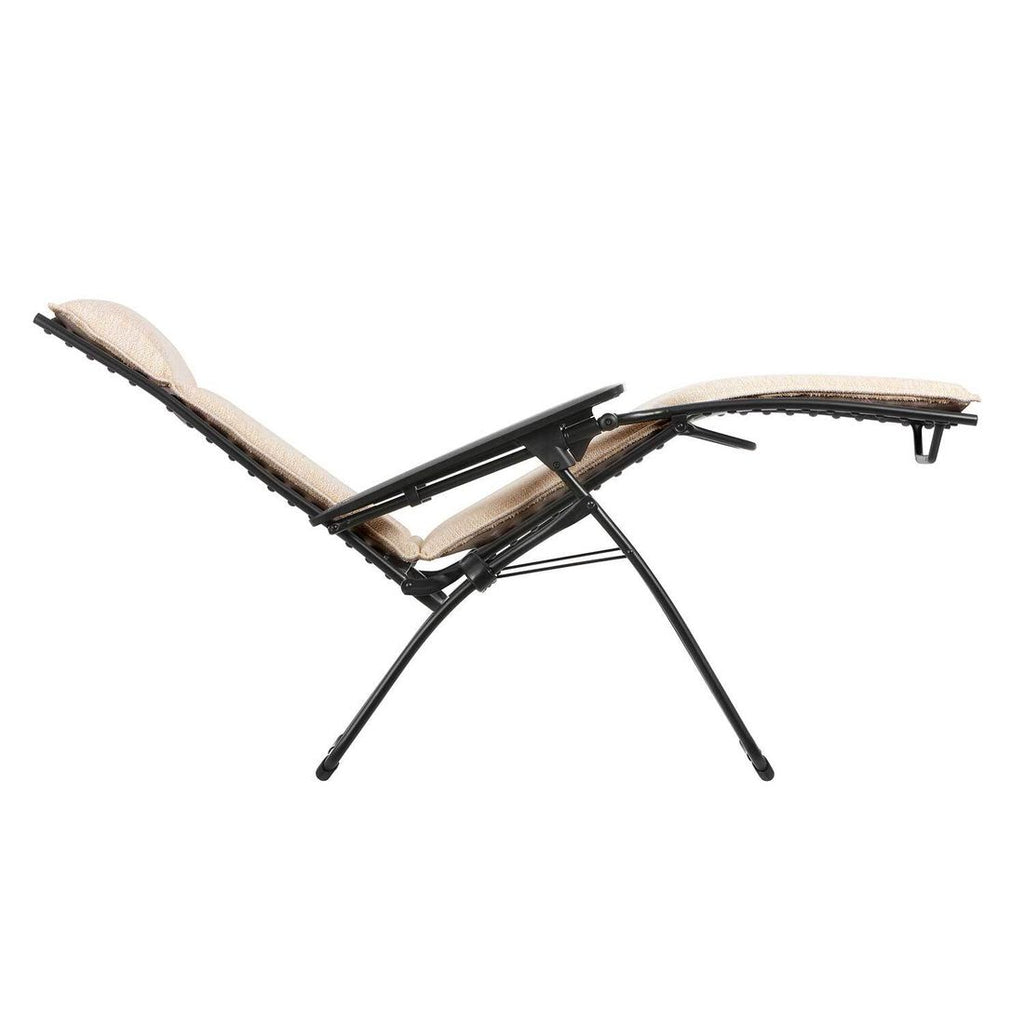 Sammenlagt Relax-stol Evolutio Niksen stål/olefin sammenleggbar - Lafuma