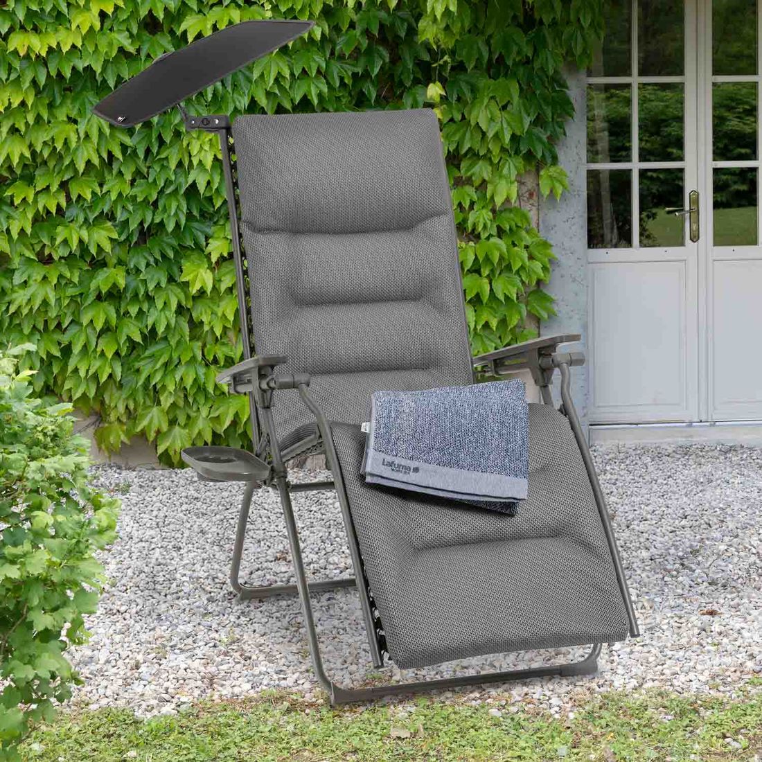 Relax-stol Evolution All in One stål/BeComfort - Lafuma bakside