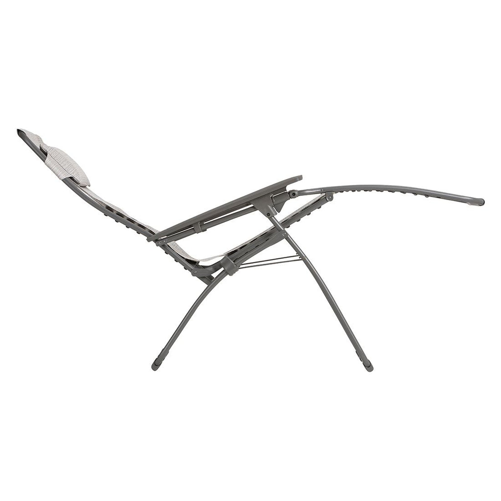 Nærbilde av ramme på Relax-stol Futura stål/Batyline sammenleggbar 70 cm