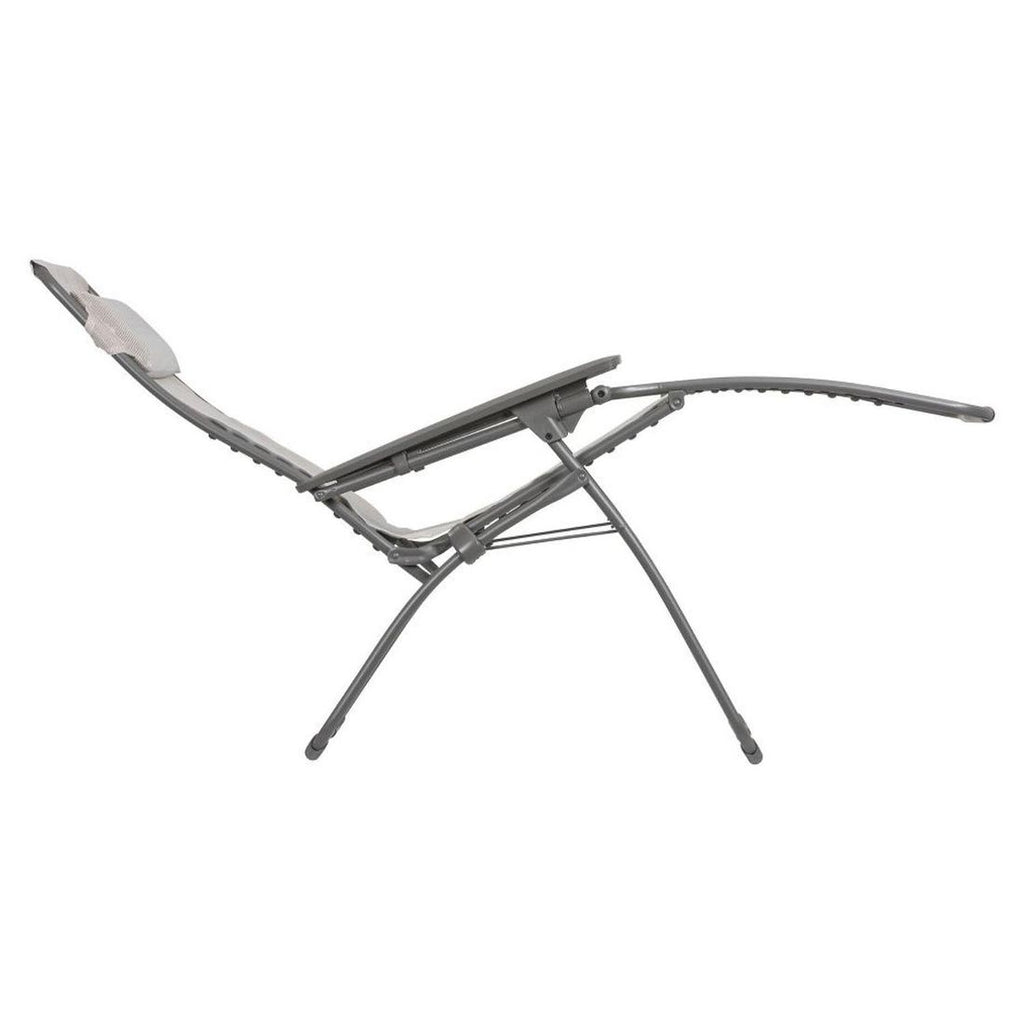 Relax-stol Futura stål/Batyline sammenleggbar - Lafuma fra siden
