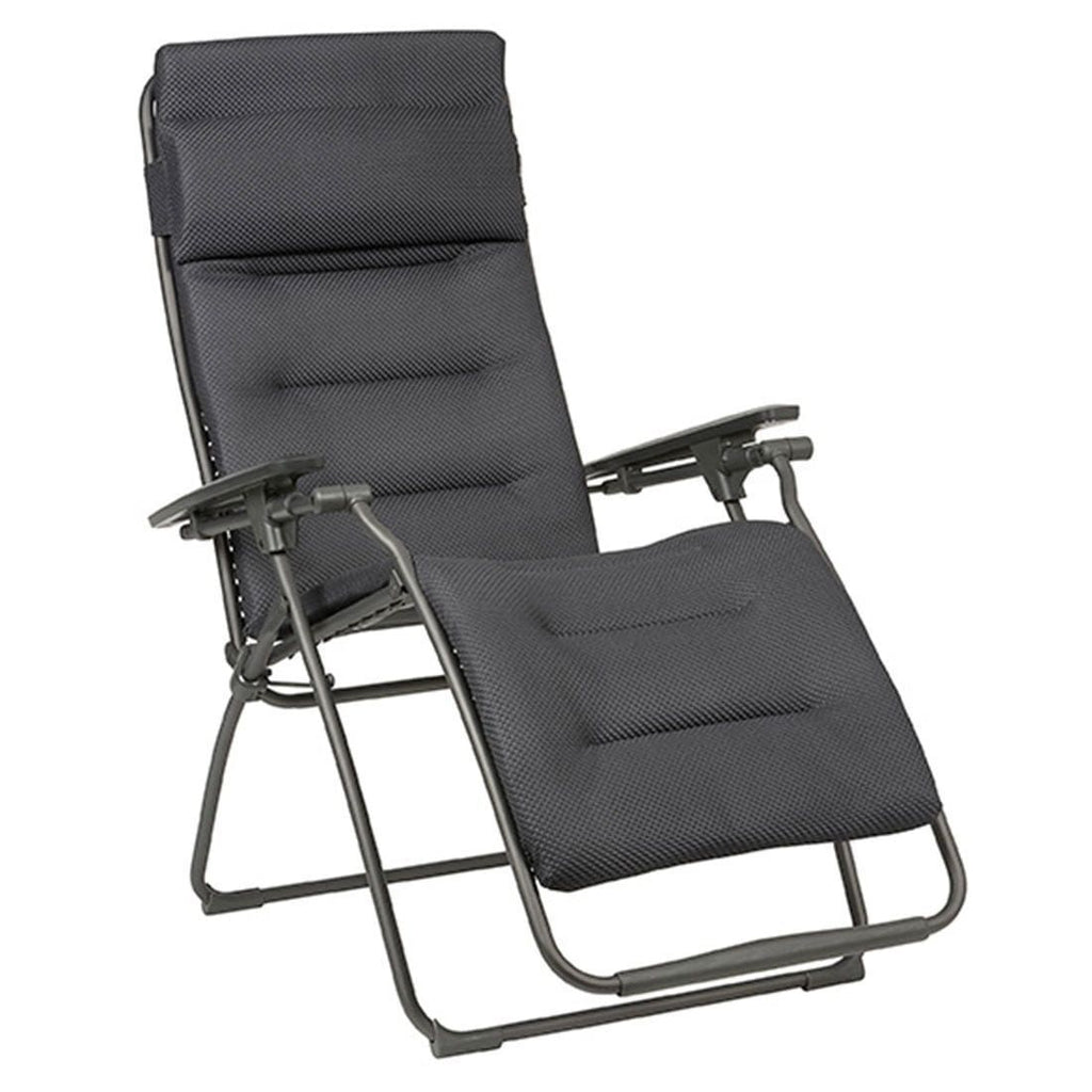 Nærbilde av Lafuma Relax-stol Futura stål/BeComfort sammenleggbar stoff