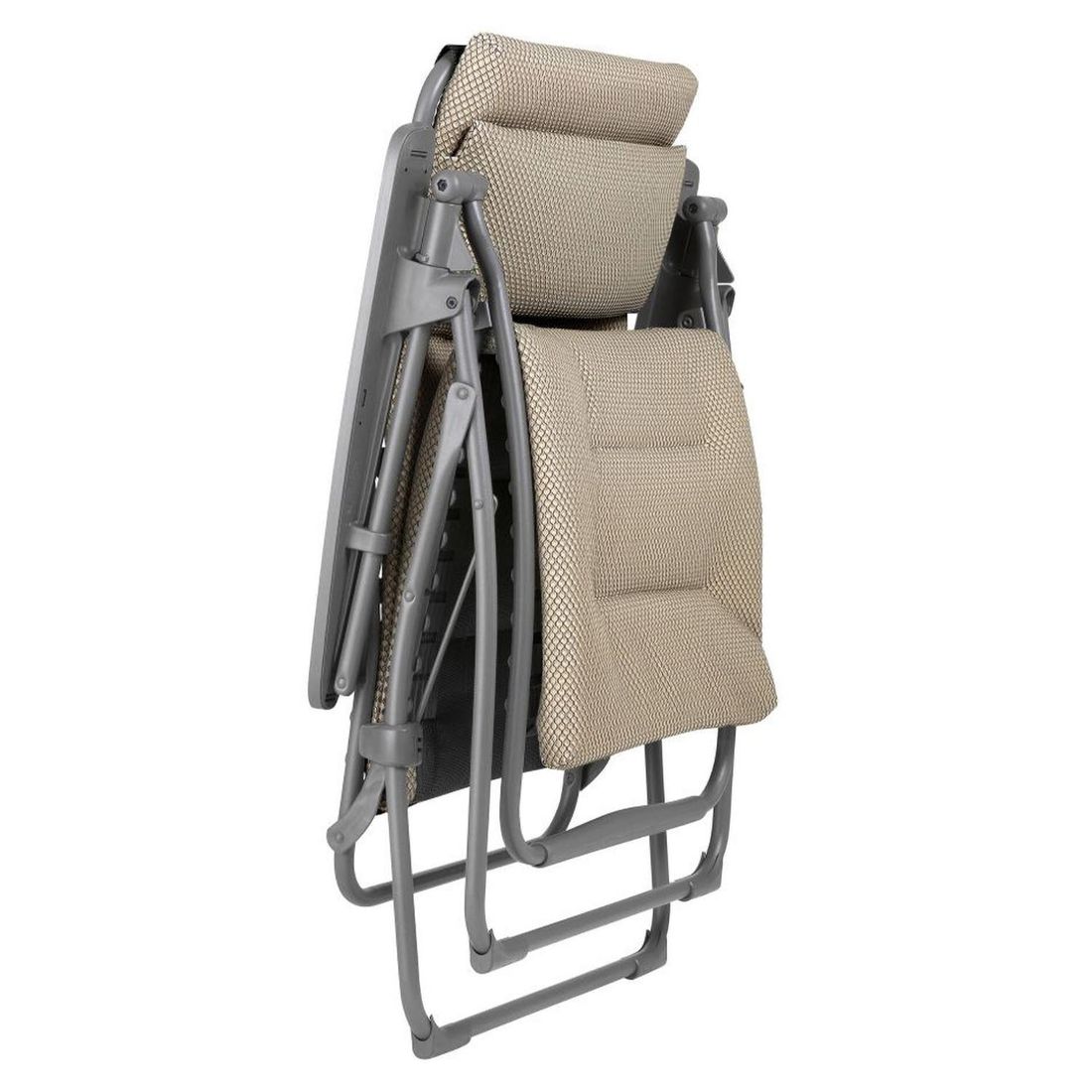 Komfortabel BeComfort sitteflate på Relax-stol Futura stål/BeComfort titane/moka