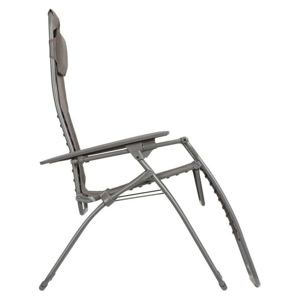 Relax-stol Futura XL stål/Batyline titane/graphite justerbar rygg