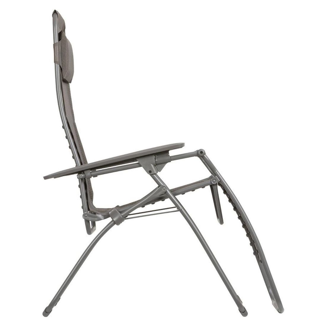 Relax-stol Futura XL stål/Batyline titane/graphite justerbar rygg