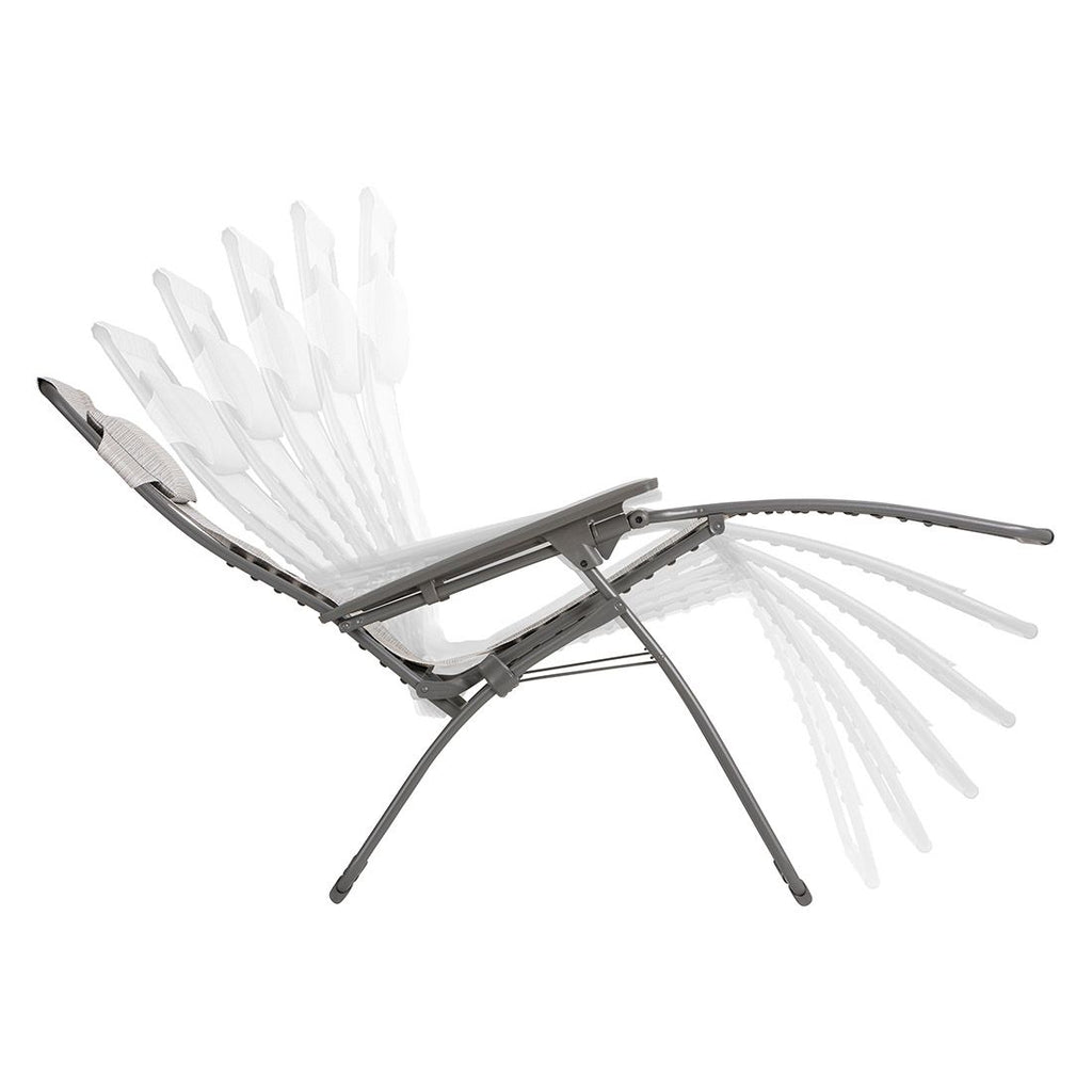 Relax-stol Futura XL stål Batyline Duo 76 cm sammenlagt