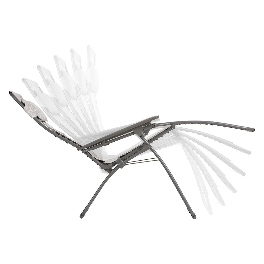 Relax-stol Futura XL stål Batyline Duo 76 cm sammenlagt