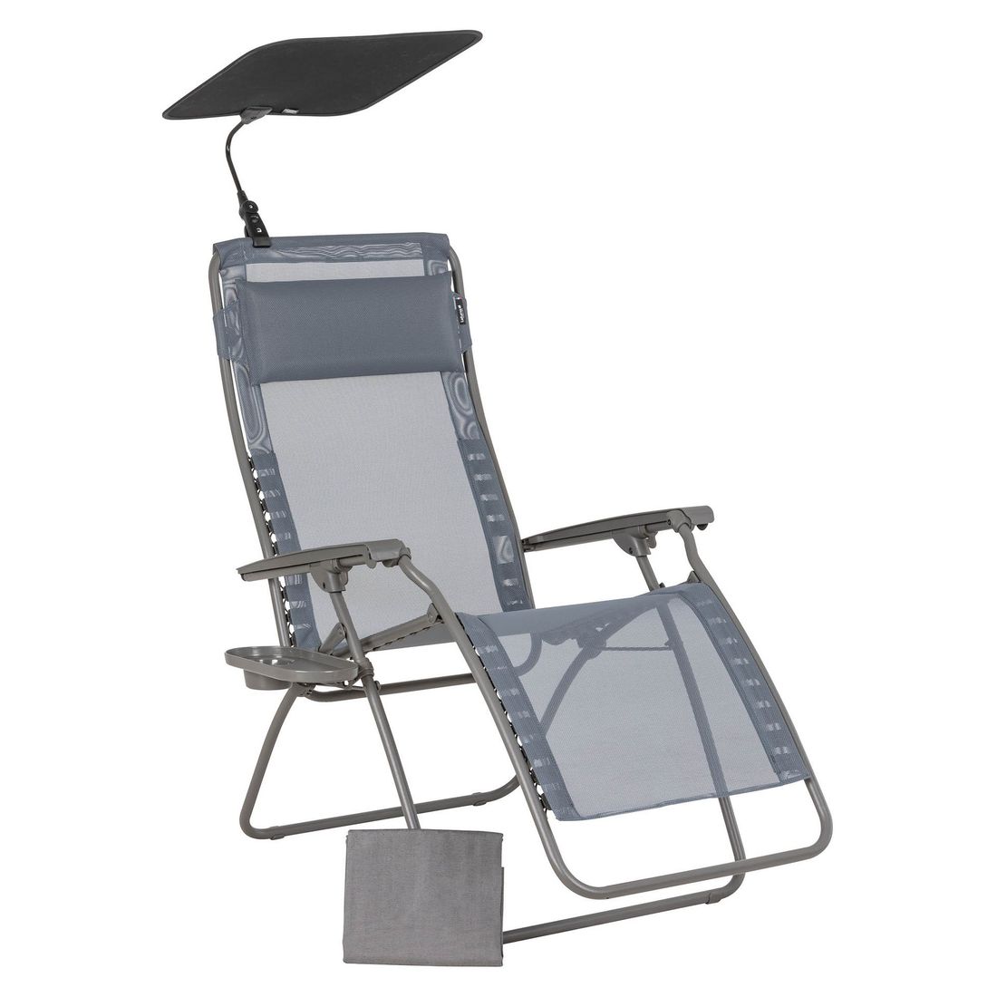 Relax-stol Futura Zen Edition stål/textilen - Lafuma forfra