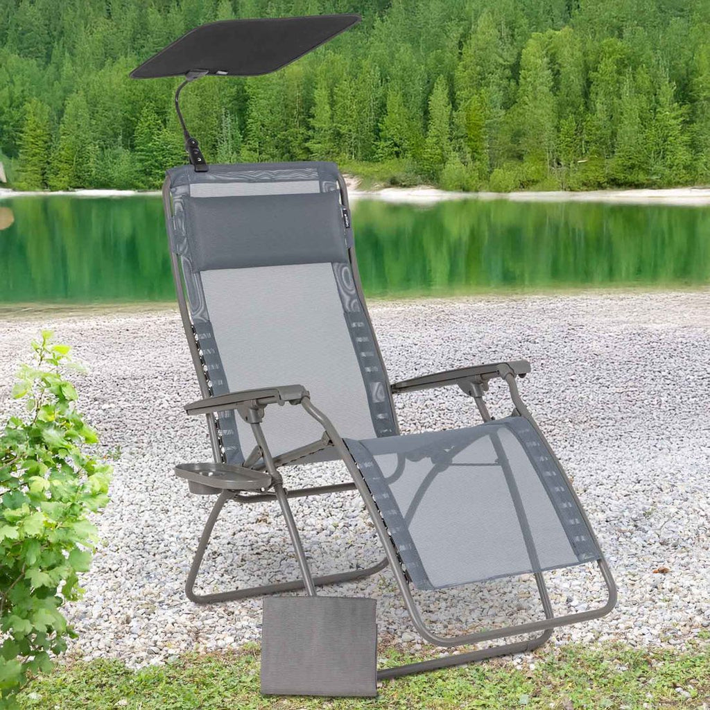 Relax-stol Futura Zen Edition stål/textilen - Lafuma bakside