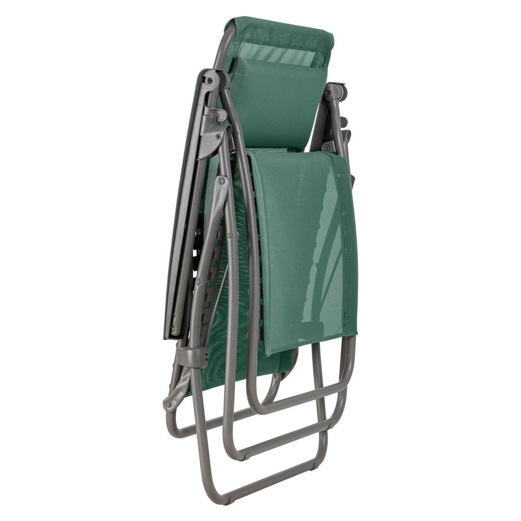 Detalj av Relax-stol Futura Zen Edition stål/Batyline