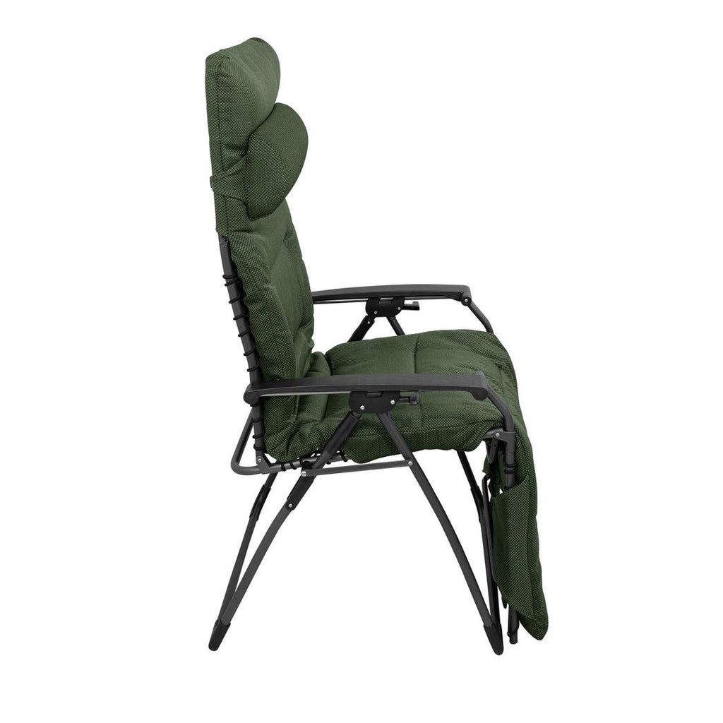 Montert Relax-stol Oasi Garda XL justerbar stål/olefin på terrasse