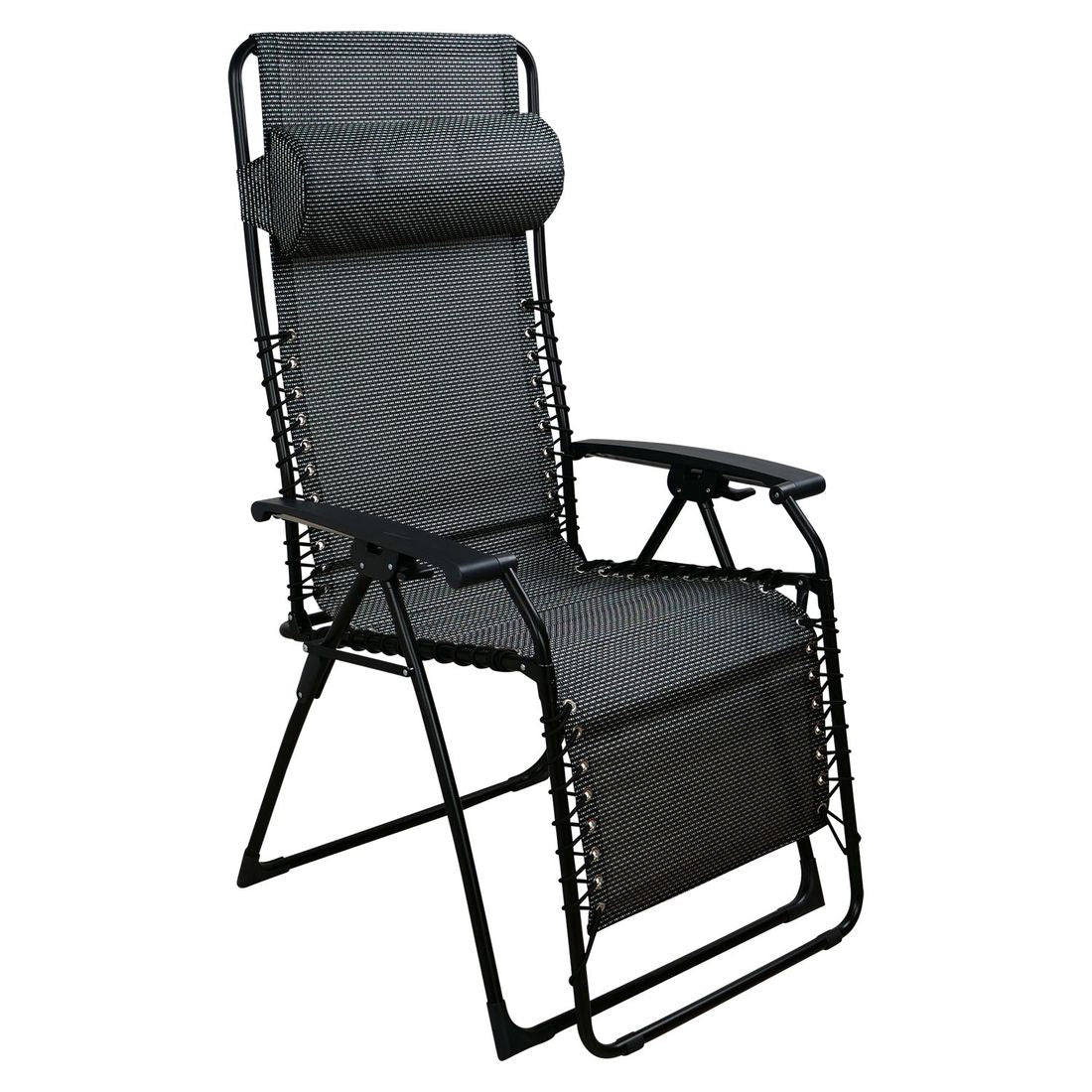 Relax-stol Oasi Medici aluminium/textilen justerbar forfra